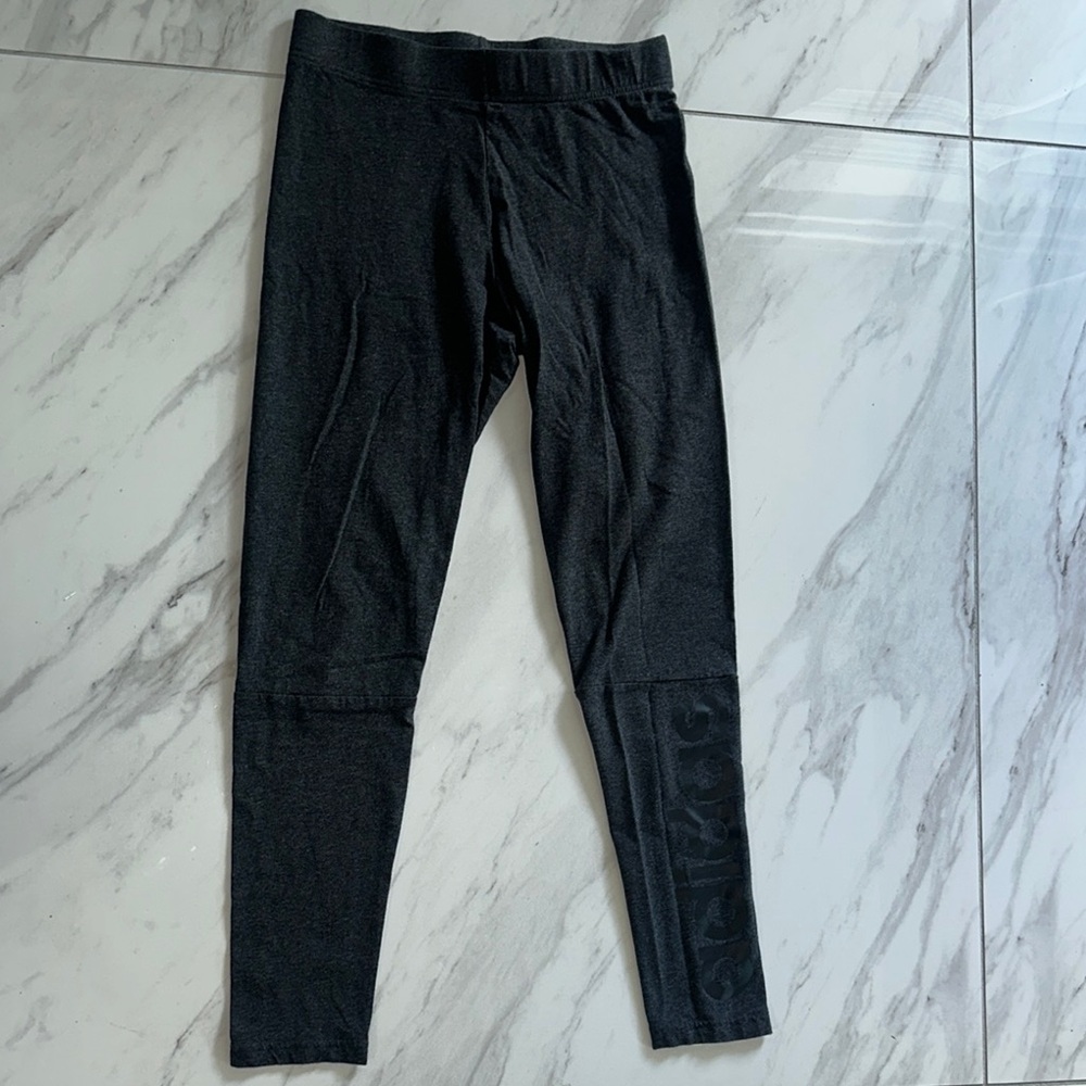 Adidas Black Leggings Full-Length Stretchy Fit